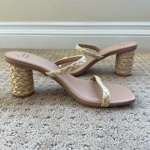 Braided Heeled Sandals